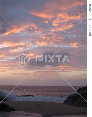 永田浜の夕焼け２ 10930850