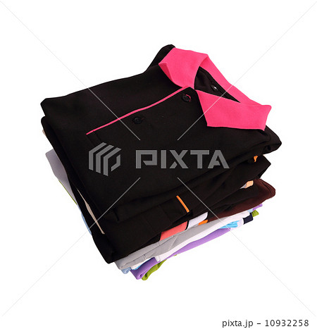 pile of clothes on white background pile of clothes on white background 10932258