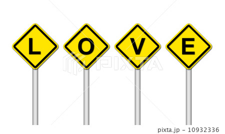 love sign on white background love sign on white background 10932336