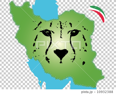 asiatic cheetah map