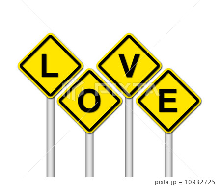 love sign on white background 10932725