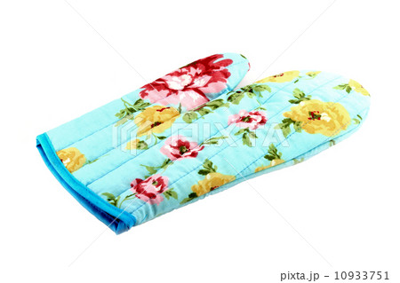 close up of kitchen protective glove on white background 10933751