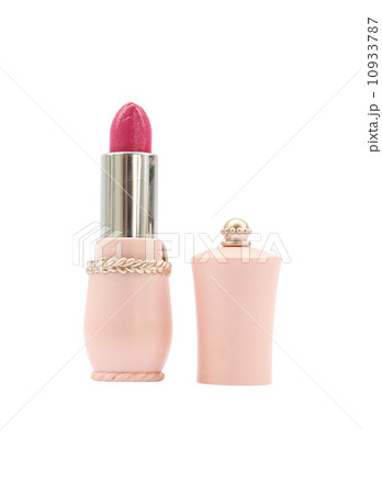 pink lipstick on white background 10933787