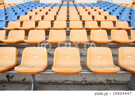 seats at sports stadium 10934447