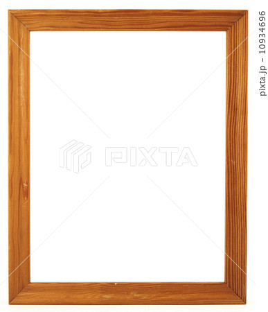 wood frame for a picture, isolated on white wood frame for a picture, isolated on white 10934696