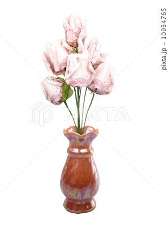 money flower in vase money flower in vase 10934765