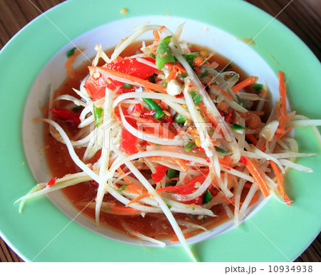 SomTum - Thai Green papaya salad SomTum - Thai Green papaya salad 10934938
