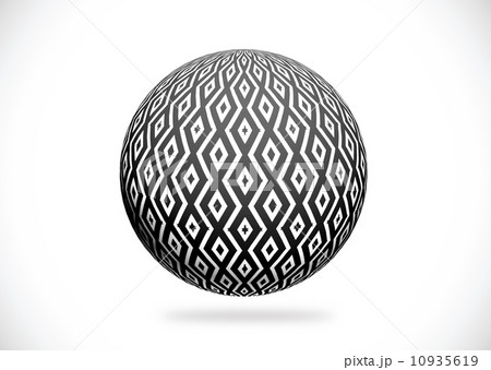 Abstract 3d sphere illustration for your design 10935619