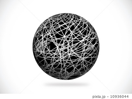Abstract 3d sphere illustration for your design 10936044