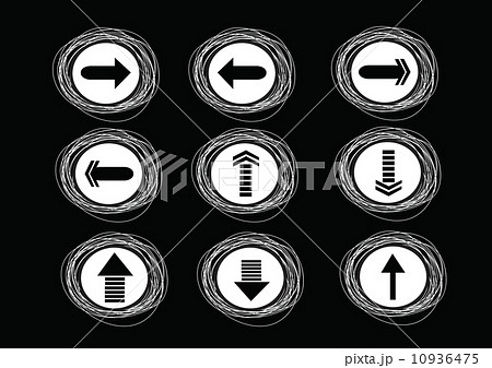 Hand drawn sketch arrow collection for your design Hand drawn sketch arrow collection for your design 10936475