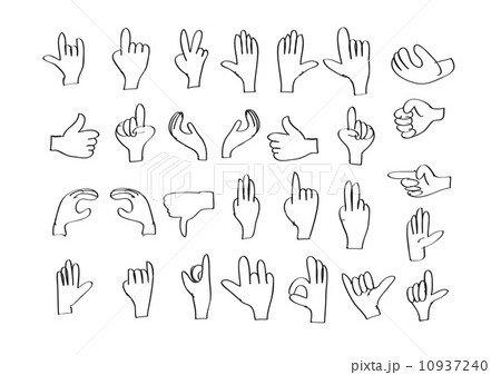 hand drawing icons set hand drawing icons set 10937240