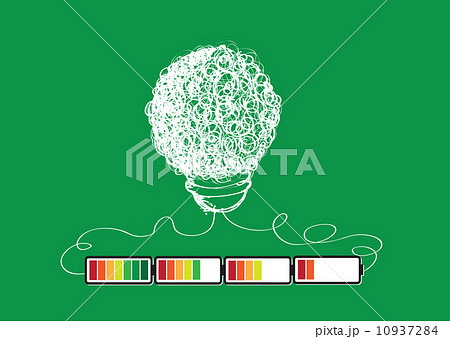 Light bulb Charging Battery Power Idea design Light bulb Charging Battery Power Idea design 10937284