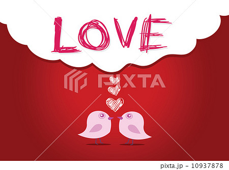 Love birds for Wedding card 10937878