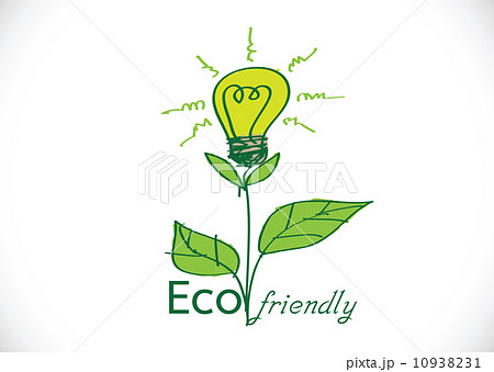 light bulb plant growing green eco energy concept , Eco friendly 10938231