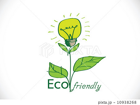 light bulb plant growing green eco energy concept , Eco friendly 10938268