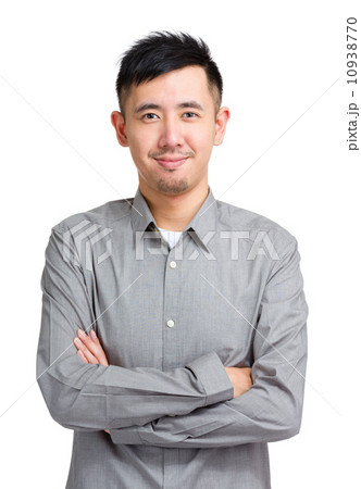 Asian man in smart casual 10938770