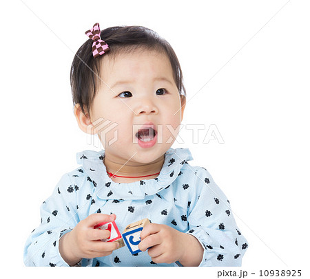 Little girl feel so happy Little girl feel so happy 10938925