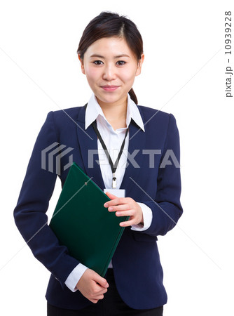Business woman and note book 10939228