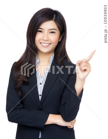 Asian business woman get idea Asian business woman get idea 10939903