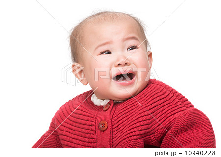 Asian baby girl shouting Asian baby girl shouting 10940228