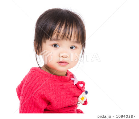 Portrait of Asian child girl 10940387