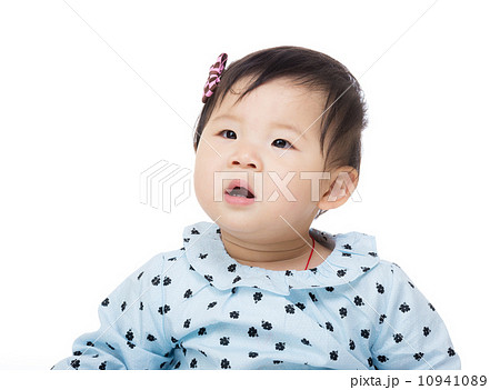Little girl looking up 10941089