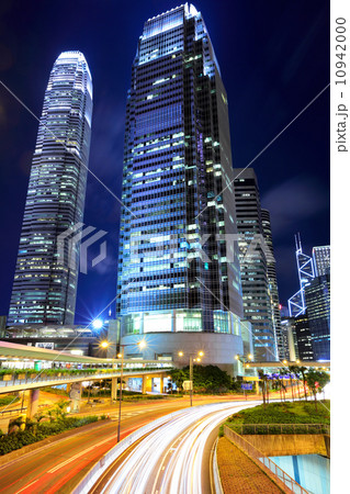 Traffic in Hong Kong at night Traffic in Hong Kong at night 10942000