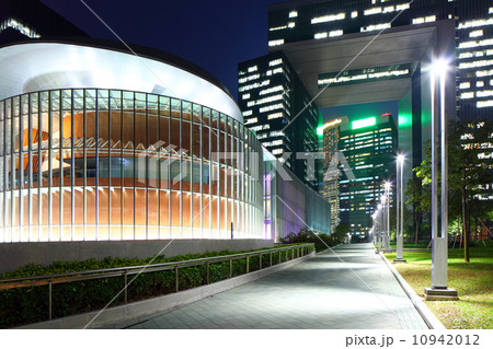 Government headquarter in Hong Kong at night 10942012
