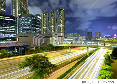 Highway in city Highway in city 10942459
