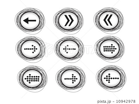 Hand drawn sketch arrow collection for your design Hand drawn sketch arrow collection for your design 10942978