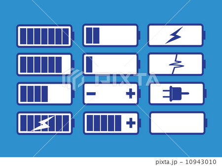 battery charge level indicators Set 10943010