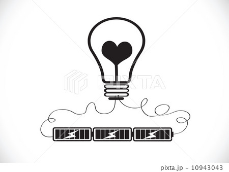 Light bulb Charging Battery Power Idea design Light bulb Charging Battery Power Idea design 10943043