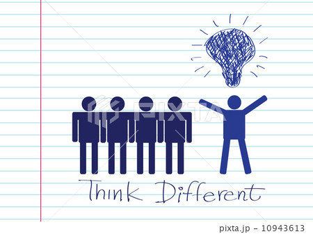 people icons think different idea design 10943613