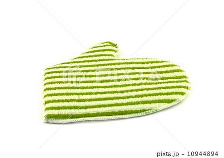 close up of kitchen protective glove on white background close up of kitchen protective glove on white background 10944894