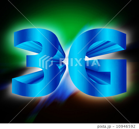 3G network symbol 10946592