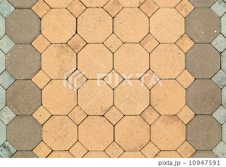 brick octagonal walkway pavement texture brick octagonal walkway pavement texture 10947591