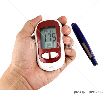 Glucometer showing a bad result in the display 10947827
