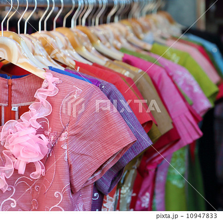 female Thai silk dress 10947833