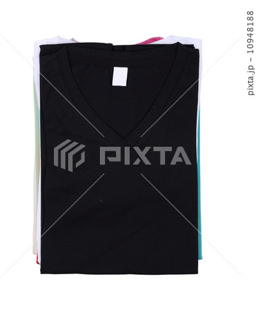 stack of colorful t-shirt 10948188