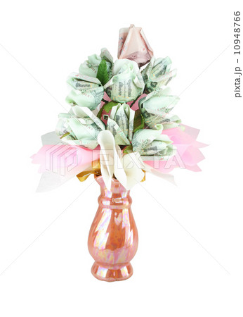 money flower in vase 10948766