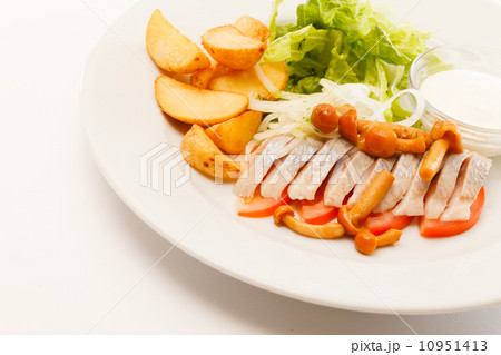 Matjes with Potatoes and Mayonnaise Matjes with Potatoes and Mayonnaise 10951413