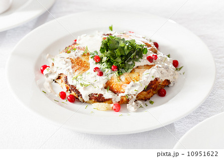 potato pancakes with sauce potato pancakes with sauce 10951622