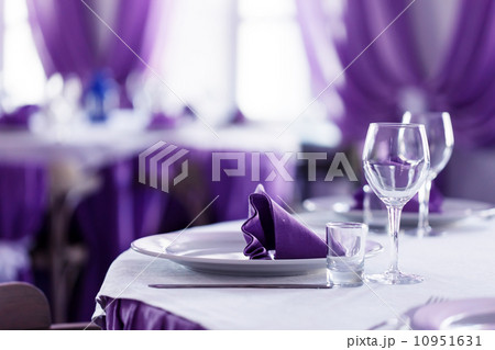 tables set for meal tables set for meal 10951631