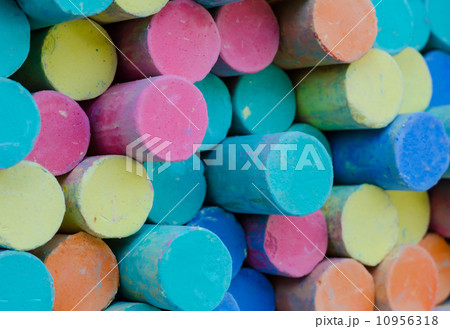 Colorful chalk . 10956318