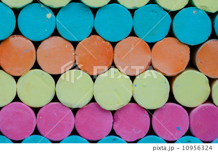 Colorful chalk . 10956324