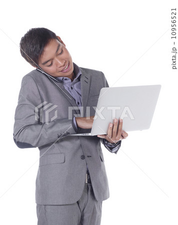 young business male with studio white background young business male with studio white background 10956521