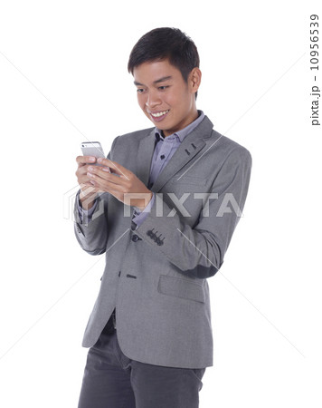 young business male with studio white background young business male with studio white background 10956539