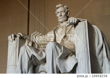 The statue of Abraham Lincoln. The statue of Abraham Lincoln. 10958258
