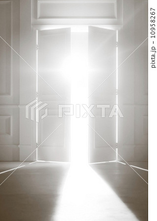 Opened Door With Bright Light  10958267