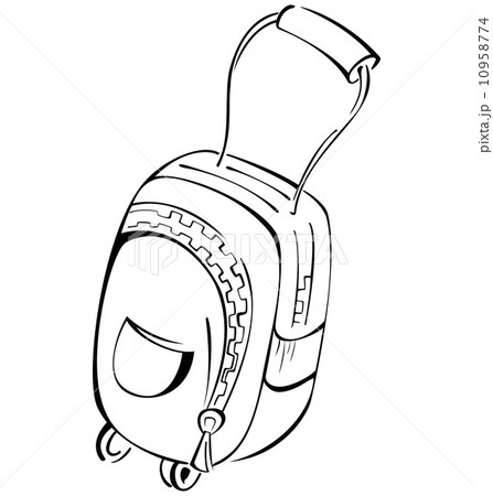 Black and white contour luggage bag Black and white contour luggage bag 10958774